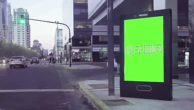 户外交通道路广告牌机样AE模板视频的预览图